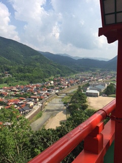 太皷谷稲成神社からの眺望