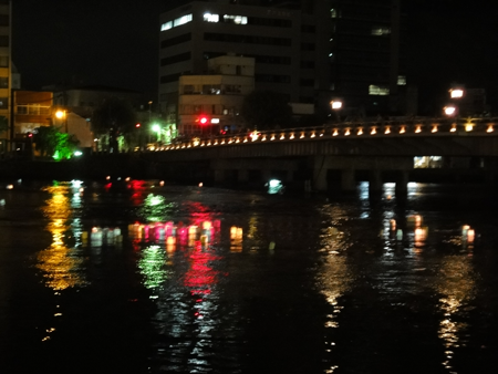 大橋川周辺の街あかりと灯篭
