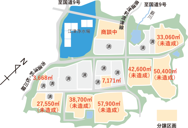 江津地域拠点工業団地割図